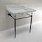 Fauceture KVPB3022M8SQ0 30" Console Sink with Brass Legs (8-Inch, 3 Hole), Marble White/Matte Black KVPB3022M8SQ0 - alternate 4
